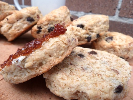 Coconut, Almond & Dark Choc Scones