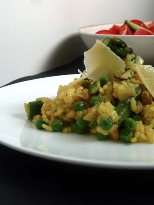Asparagus & Saffron Risotto