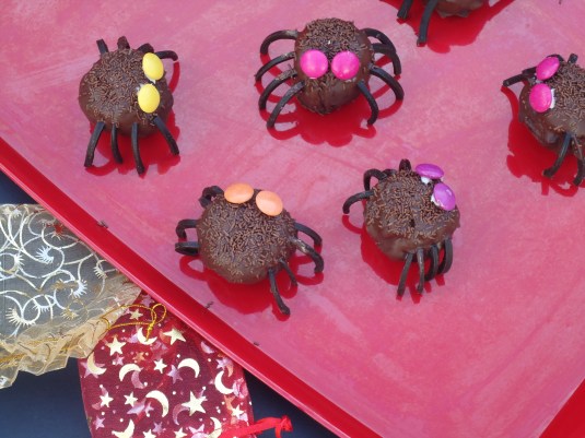 Spooky Spider Cake Balls