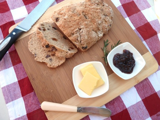 Rosemary & Sultana Soda Bread