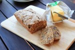 Apple Pecan Flaxseed Loaf