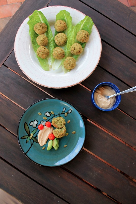 Felafel with Pitstachios & Pepitas