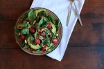 Strawberry, Asparagus, Avacado & Almond Salad