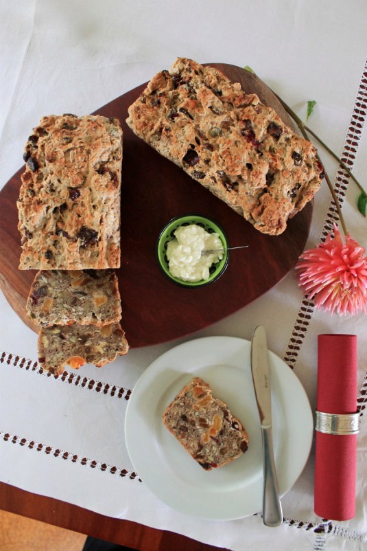 Dried Fruit, Seed & Nut Bread