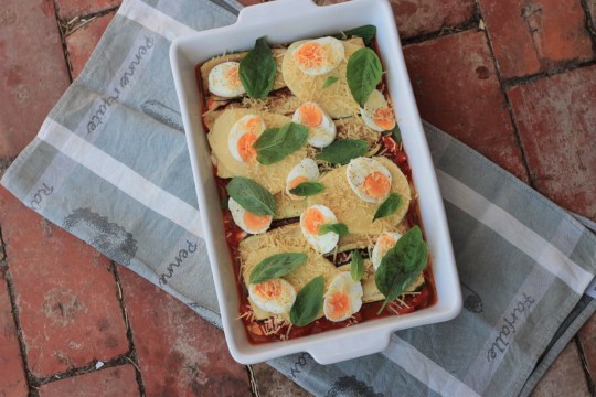 Zucchini & Egg Parmigiana