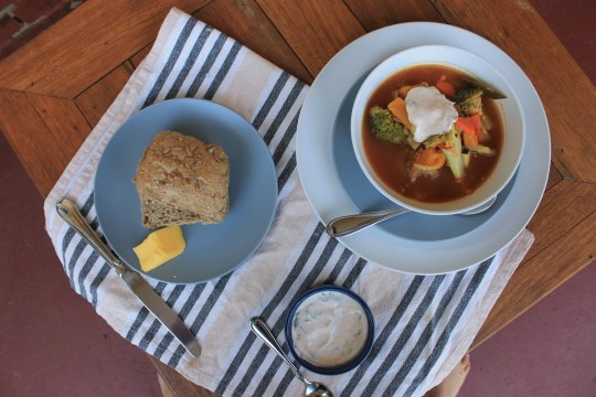 Spiced Lentil & Vegetable Soup